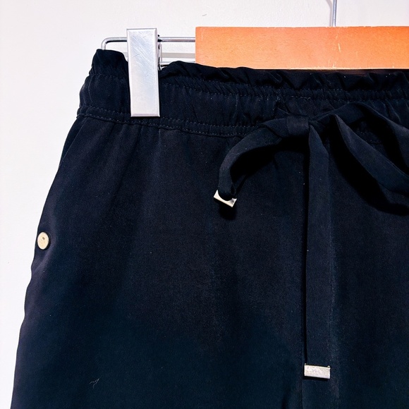 DYNAMITE Black drawstring shorts | Comfy minimal casual summer | Small * - Picture 2 of 8
